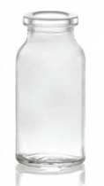 50 ml injectieflacon, helder, type 2 geblazen glas