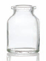 30 ml injectieflacon, helder, type 3 geblazen glas