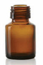 15 ml druppelfles, amber, type 3 geblazen glas